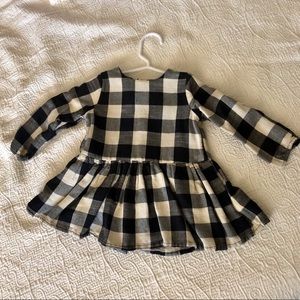 H and M H&M plaid toddler dress with bloomers.